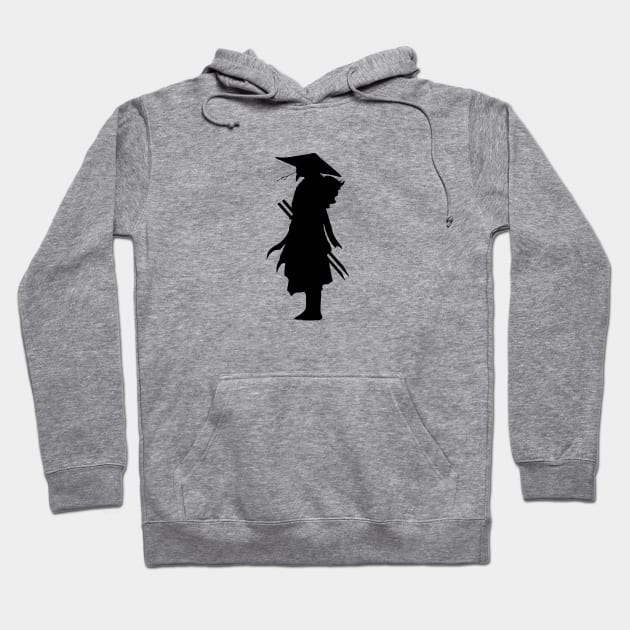 Samurai silouhette Hoodie by pepques